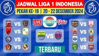 Jadwal Bri Liga 1 Pekan Ke 16 - Jadwal Liga 1 2024/2025 Paling Terbaru Hari ini