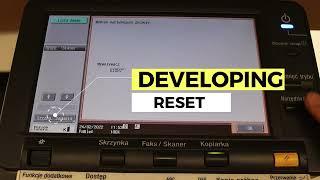 Reset counter Drum & Developing MINOLTA Bizhub 223 283 423