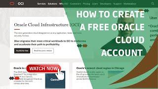 How To Create A FREE Oracle Cloud Account | OCI Cloud Free Tier - Step-by-step Tutorial