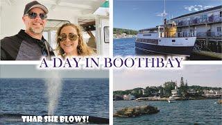 BOOTHBAY, ME l Harbor Shops l Puffin & Whale Watching l A Not-So-Great Meal