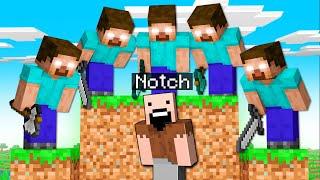 Minecraft: NOTCH vs HEROBRINE  ALEXY vs ASESINOS en Minecraft SpeedRun