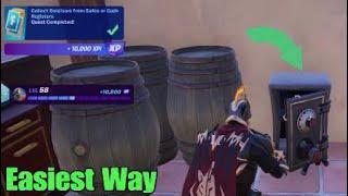 Easily Collect Gold Bars From Safes or Cash Registers -  Fortnite Week 5 Weekly Quest