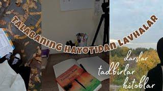 O‘zbek talaba qizining hayoti // Uzbek student vlog #muslima  #studywithmeuzbek