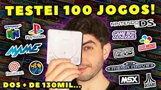 Testei 100 JOGOS ALEATÓRIOS no Video Game Retro Elite