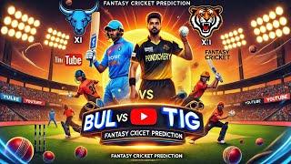 BUL vs TIG, BUL vs TOG Fantasy Team Prediction, Bulls XI vs Tigers XI Pondicherry T20 | BUL vs TIG