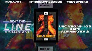 UFC Vegas 103 Kape vs Almabaev | Predictions | Full Card | Bets and Breakdowns