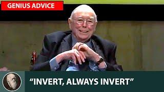 Charlie Munger: Invert, always invert