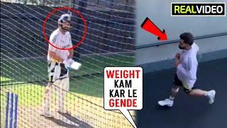 Virat Kohli ran to slap when his fan abusively Body-shamed Rohit Sharma during the Nets | Ind vs Aus