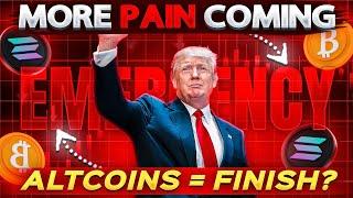 Emergency Crypto Market Crash Update | Altcoins Hold Or Sell? More Pain Coming? Cryptocurrency NEWS