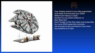 Uniquedisplay Display Stand for Lego 75257 Millennium Falcon – Assembly Tutorial