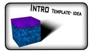 After Effects Minecraft Intro template [free]