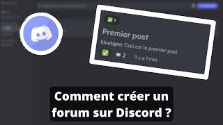 Comment créer un forum sur Discord ?