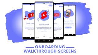 Onboarding Walkthrough Screens in Android Studio using Java | ViewPager