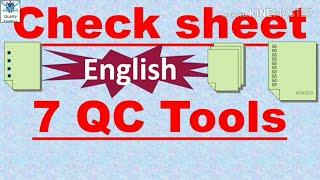 Checksheet I 7QC Tools I Checksheet Explained | Quality Excellence Hub