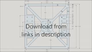 3D printer Y axis carriage plate for standard MK3 aluminium hotbed