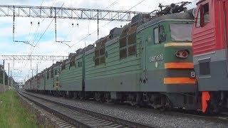 "Сюрприз!!!" Электровозы ЧС7-260 + ВЛ80Т-976 + ВЛ80Т-913 + ЧС7-231 + ЧС7-199 + ЧС7-205