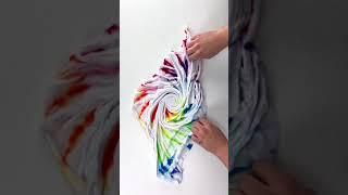 Vibrant Rainbow Tie-Dye Reveal