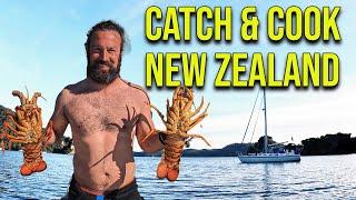 Catch & Cook Off Our Sailboat - A Taste of New Zealand - Episode 140