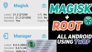 [2021] Install Magisk and Root any android using twrp