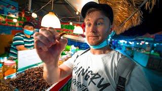 Delicious INSECTS in ISAN / SISAKET Street Food / Thailand Market Tour