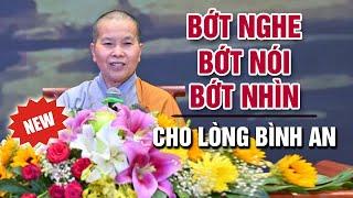 BỚT NGHE - BỚT NÓI - BỚT NHÌN (Cho tâm thanh tịnh, cho lòng bình an) | NS THÍCH NỮ NHƯ LAN - Mới