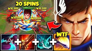 I CREATED THE FASTEST GAREN SPIN YOU'LL EVER SEE! (20 SPINS PER CAST WTF?)