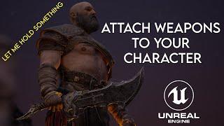 Attaching Objects to Characters in Unreal Engine 5 | Quick Tutorial