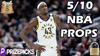 PRIZEPICKS NBA PICKS | FRIDAY 5/10/24 | NBA PLAYER PROPS PICKS | NBA PLAYOFFS PROPS & BETS
