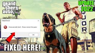 How to fix GTA 5 Fatal Error - Unrecoverable fault - Please restart the game | 2023