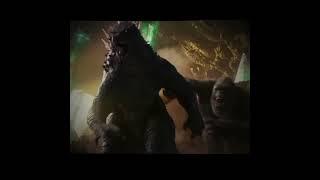 GODZILLA X KONG THE NEW EMPIRER | TROL FACE GODZILLA OR KONG TEAMUP 4K SHORT  #godzila #kong #viral