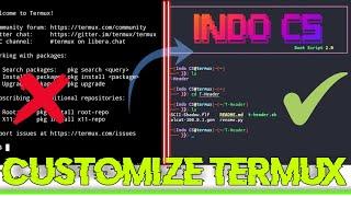How to Change Termux Banner | Customize Termux | INDO CS