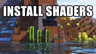 How to Install Shaders on Minecraft Java