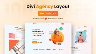 Divi Agency Layout by DiviFlash [FREE DOWNLOAD]