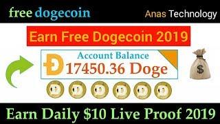 Earn Free 1000 Dogecoins Daily Without Investment Easily With freedogecoin