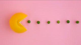 Stop motion animation fruit and vegetables