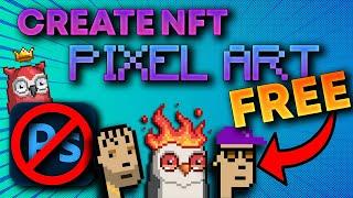 How To Create NFT Pixel Art | FOR FREE (EASY)