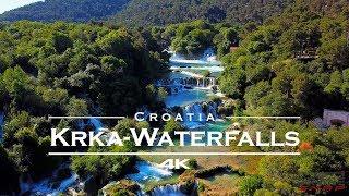 KRKA Waterfalls / National Park, Croatia  - by drone [4K]