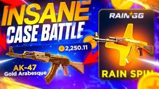 I PULLED... INSANE CASE BATTLES ON RAINGG!? - Rain.gg Promo Code 2024