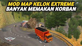 BIKIN SUPIR KETETERAN‼️ MOD MAP JALAN GUNUNG KELOK EXTREME PENUH JURANG