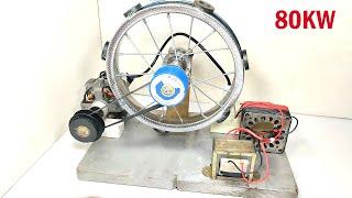 80KW Free Energy Ac 220V New Amazing Free Energy Generator Flywheel Generator At Home