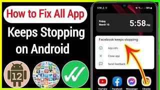 How to Fix All Apps Keeps Stopping Error in Android Phone [2023] | App keeps stopping Android