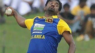 Muralitharan's Bowling Action