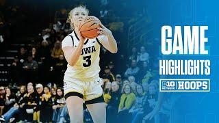 Purdue at Iowa | Highlights | Big Ten Women's Basketball | 12/29/2024