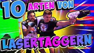 10 NERVIGE ARTEN von LASERTAGGERN! Welcher bist du?