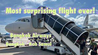 The most surprising airline? | Bangkok Airways | Bangkok - Koh Samui | Economy Class Flight Report