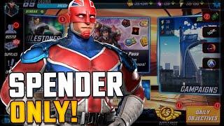 Captain Britain WHALE ONLY! Boundless says F**K Free To Play! - Marvel Strike Force