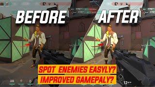 VALORANT BEST COLOR SETTINGS FOR SPOT ENEMIES EASILY | BEST COMPETITIVE SETTINGS FOR VALORANT