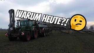 #vlog172 Sondereinsatz am Wochenende – Gärreste ausbringen mit Fendt 718 vs. Tridem-Fass & 724!