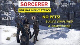 ESO One Bar Heavy Attack Sorcerer