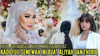 REZA ARTAMEVIA SHOCK BERAT LIHAT KADO FUJI SEMEWAH INI BUAT ALIYAH DAN THORIQ